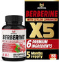 150 Capsules Berberine Supplement with Ceylon 5 Month