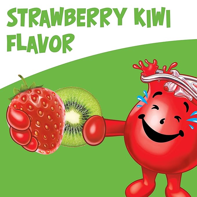 Kool Aid Strawberry Kiwi Drink Mix, Makes 2 Quarts (96 Packets)