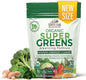 COUNTRY FARMS Super Greens Natural Flavor, 50 Organic Super Foods, USDA Organic Drink Mix (Wheat Grass, Spirulina, Chlorella) Mushrooms & Probiotics, Fiber, Gut Health, Natural Energy, 30 Servings