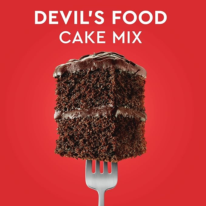 Duncan Hines Classic Cake Mix, Devils Food, 15.25 oz (Pack of 3)