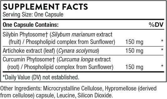 THORNE S.A.T. - Silymarin, Artichoke, and 60 Capsules