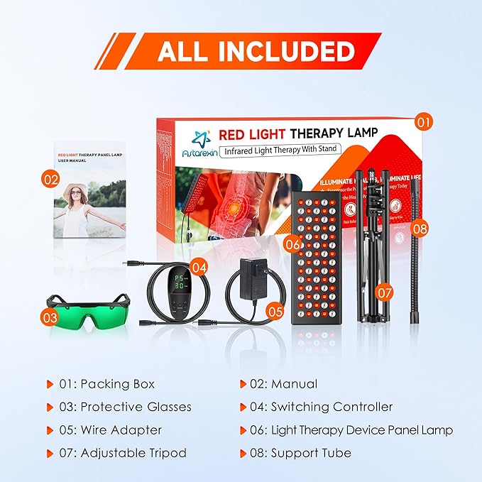 Red Light Therapy, 75 LED Red 35W Red 660nm & 850nm Red
