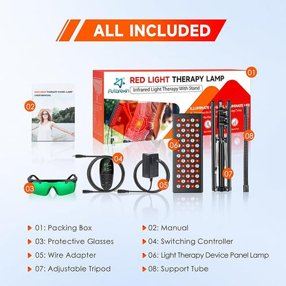 Red Light Therapy, 75 LED Red 35W Red 660nm & 850nm Red