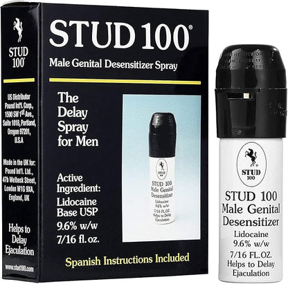 Stud 100 Male Genital Desensitizer Spray, 7/16- Fl. Ounce Box (Pack of 1