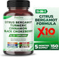 Citrus Bergamot 7500mg Cinnamon 6000mg Black 6000mg Turmeric 2500mg -