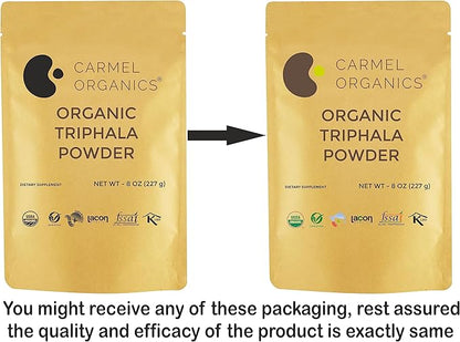 CARMEL ORGANICS Triphala Fruits Powder 8