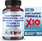 Glucosamine 600mg Chondroitin 100mg MSM 50mg 6000mg Turmeric 3000mg -
