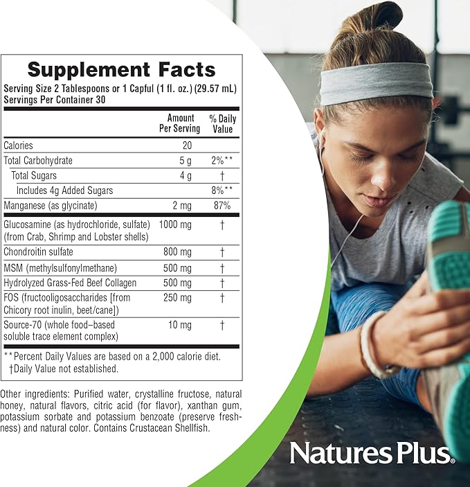 Natures Plus Ultra Rx-Joint Liquid, Honey Lemon 30 fl 30 Servings