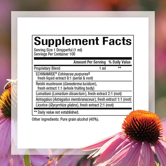 Natural Factors, Anti-V Liquid Formula, Echinacea 3.4 oz (100 servings)