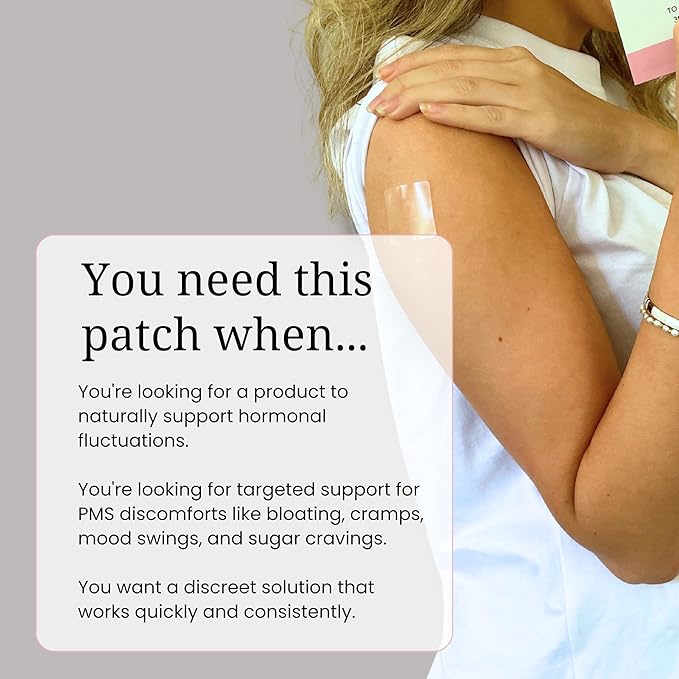 The Patch Remedy PreMenstrual Patch for Women 30 Topical B6 &