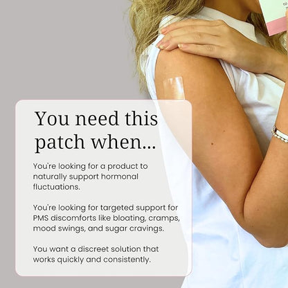 The Patch Remedy PreMenstrual Patch for Women 30 Topical B6 &