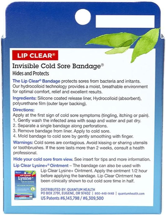 Quantum Health Lip Clear Invisible Cold 12 Ct