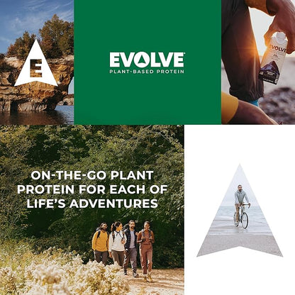 Evolve Plant Based Protein Shake, Double 20g Vegan 10g Fiber, 11 Fl 12) -