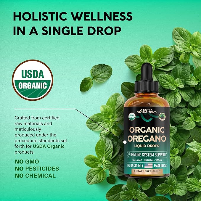USDA Organic Oil of Oregano 1 fl
