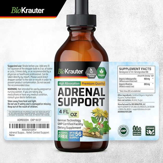 Adrenal Support Tincture 4 Fl.Oz.