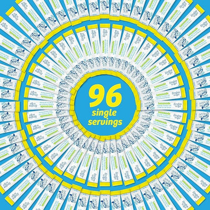 Wyler's Light Singles To Go Powder Packets, Water Drink Mix, Lemonade, 12 Boxes, 8 Servings per Box, 96 Total Servings