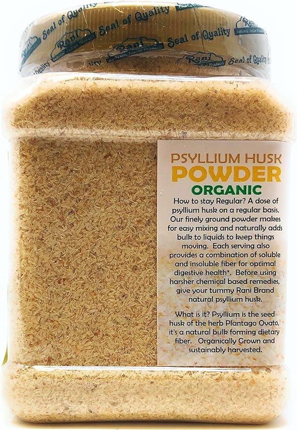 Rani Organics Psyllium Whole Husk Powder 9.8oz (280g) (280g) PET