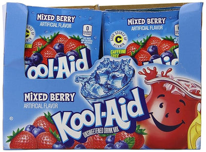 Kool Aid Twists Mixed Berry Drink Mix, Makes 2 Quarts (96 Packets)