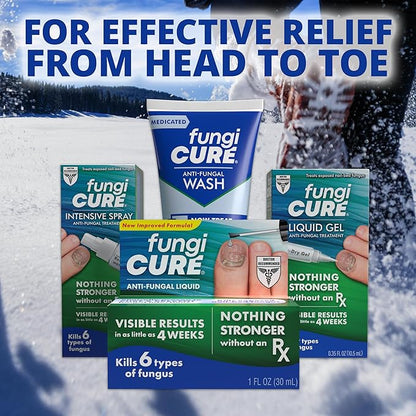 FUNGICURE Intensive Spray, Antifungal Treatment, Kills 6 Types 2 Fl 1)