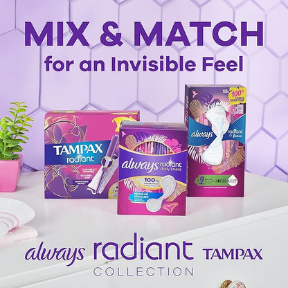 Tampax Radiant Tampons Multipack with Leakguard 28 Count 2)