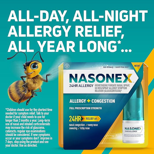 Nasonex 24Hr Allergy Nasal Spray 60 Spray