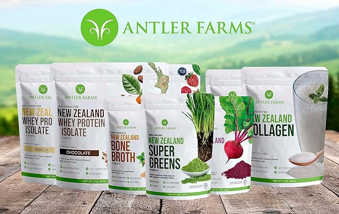Antler Farms - 100% Pure Organic 180 Capsules 260mg -