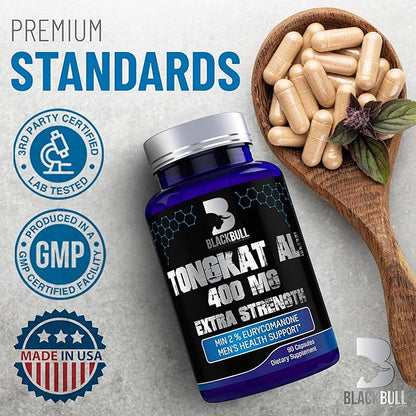 Tongkat Ali Extract 400 Mg- Eurycoma 90 Capsules, 45 Days