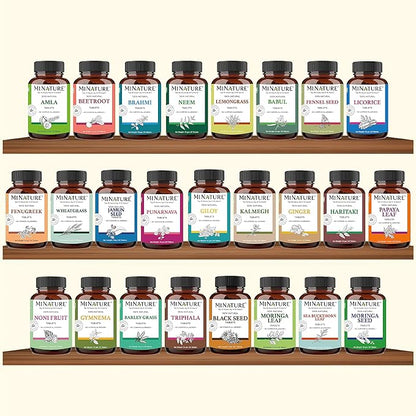 Triphala Tablets by mi Nature -90 1000mg | 45 Day