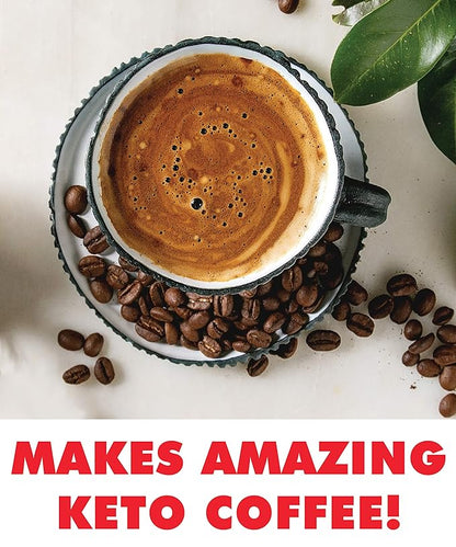 Organic Grassfed Real Butter Powder - Keto NON GMO rBST Hormone Free Paleo Low Carb Sugar Free Gluten Free - Healthy Fat Bomb - Great in Keto Coffee - Unsalted 8oz