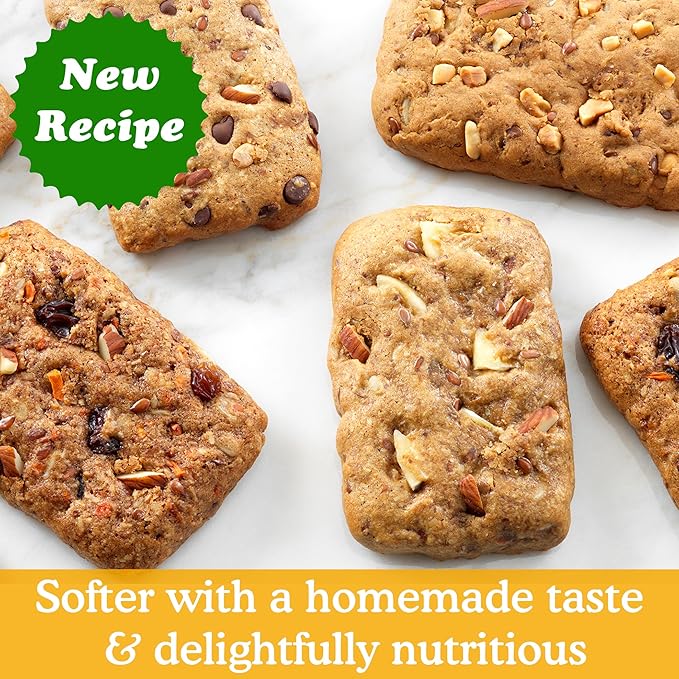 Simple Mills Almond Flour Snack Bars, Variety Pack (Nutty Banana Bread and Spiced Carrot Cake) - Gluten Free, Made with Organic Coconut Oil, Breakfast Bars, Healthy Snacks, 6 Ounce (Pack of 2)