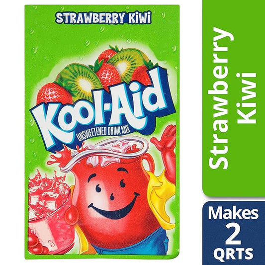Kool Aid Strawberry Kiwi Drink Mix, Makes 2 Quarts (96 Packets)