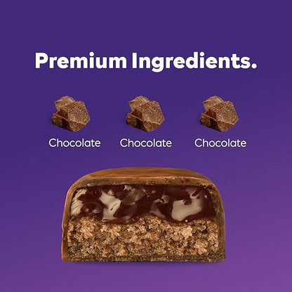 NICKS Protein Bars Triple Chocolate | 12g protein | 170 calories | Low Carb Keto Friendly Snacks No Added Sugar (Multipack 12 bars x 50g)