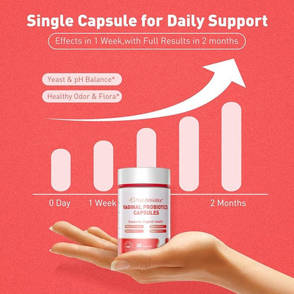Vaginal Probiotics for Women pH Balance Flora,30 Servings