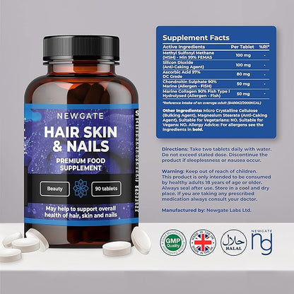 Hair, Skin and Nails growth 90