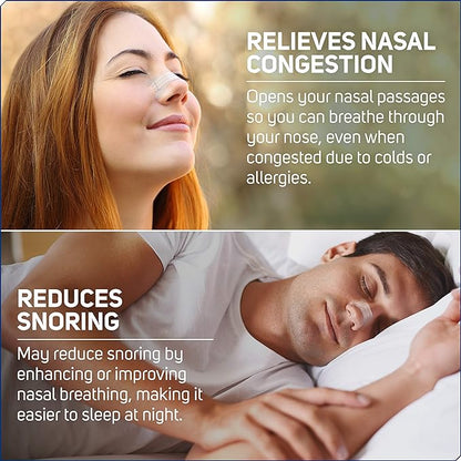 Nasal Strips Medium, Clear, 50 ct