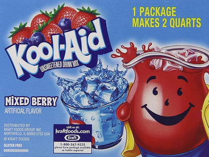 Kool Aid Twists Mixed Berry Drink Mix, Makes 2 Quarts (96 Packets)