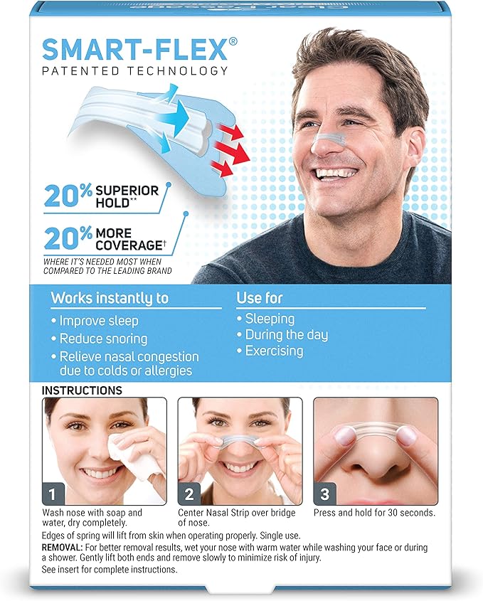 Nasal Strips Medium, Clear, 50 ct