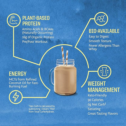 Vegan Organic Protein Powder Plant-based 30 Servings