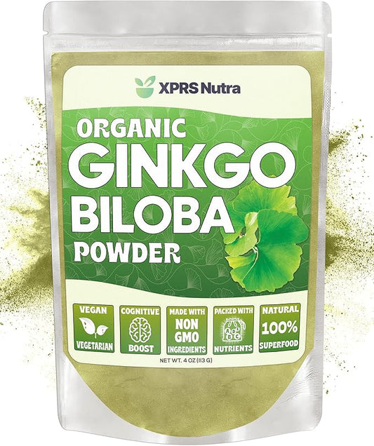 XPRS Nutra Organic Ginkgo Biloba Powder (4 oz)