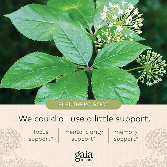 Gaia Herbs Mental Alertness 60 Vegan (15-Day Supply)