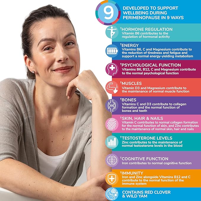 Health & Her Peri Menopause Supplements 60 Count