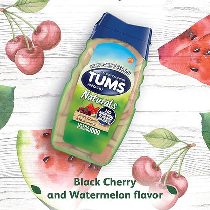 TUMS Naturals Ultra Strength Antacid Chews 190 Count